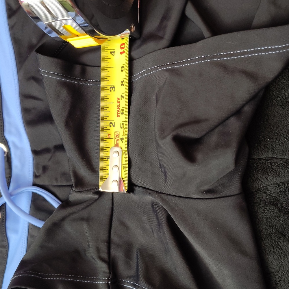 Women's Black and Blue SWIM Shorts SWIMWEAR FREE COUNTRY - Picture 8 of 15